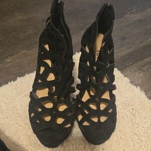 Torrid Black Cutout Heels